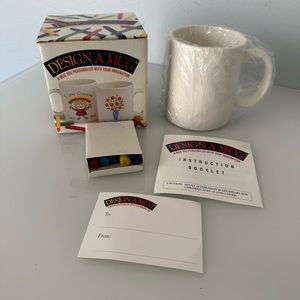 VINTAGE 1995 DESIGN A MUG - PERSONALIZED COFFEE MUG NEW IN BOX